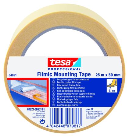 tesafix® 64621, 25m x 50mm, transparent