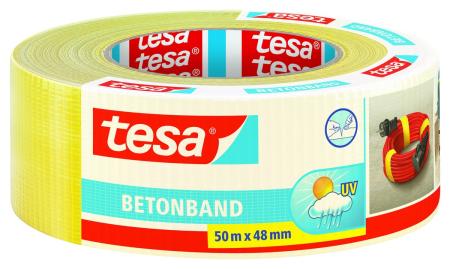 tesa® duct tape 4662, 50m x 48mm, gelb