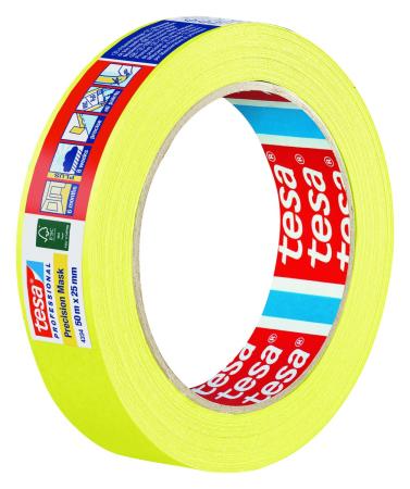 tesa® Professional 4334 Präzisionskrepp® PLUS, 50m x 25mm, gelb