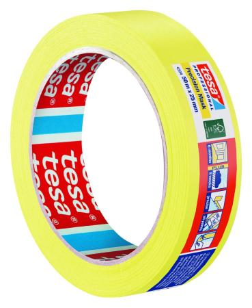 Preview: tesa® Professional 4334 Präzisionskrepp® PLUS, 50m x 25mm, gelb