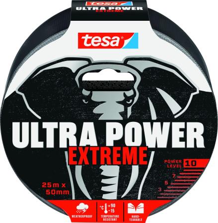 Preview: tesa® 56623 Ultra Power Extreme Tape, 25m x 50mm, schwarz