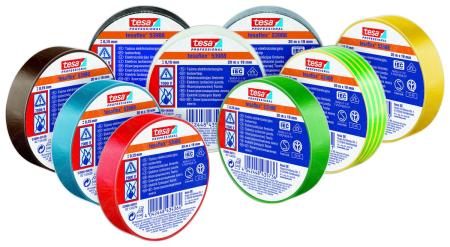 Preview: tesaflex® Professional 53988 Isolierband 7000V, 25m x 25mm, blau