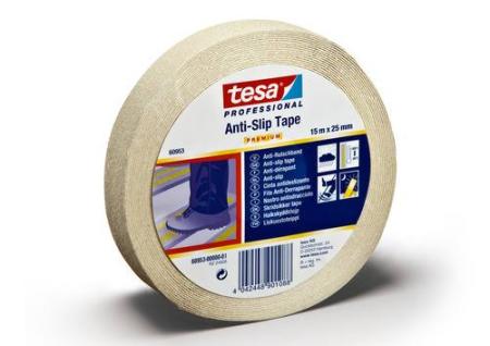 tesa® Professional 60953 Anti-Rutschband fluoriszierend, 15m x 25mm, fluoreszierend