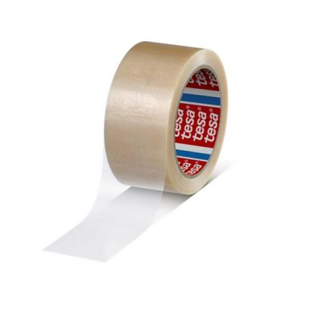 tesapack® 4120 PVC Handrolle, 66m x 48mm, transparent