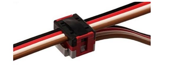 3M™ einteiliges Abzweig-Verbindungselement 38704-FF880-PA-C, Schwarz/Schwarz/Grau, 100 Stück/Packung