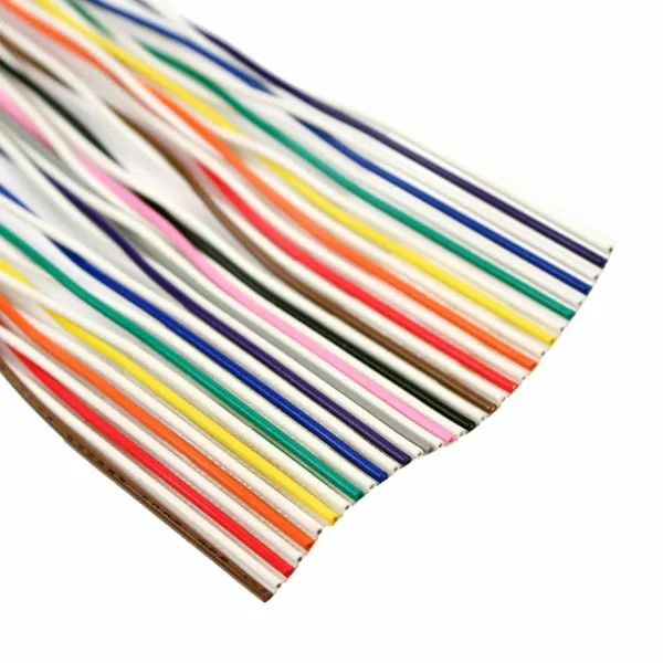 3M™ 3782-13P-270A, Twisted Pair Flachbandkabel, 26-polig, 3782 Serie, Litzenleiter, 1,27 mm, Farbcodiert 30,5 m/Rolle, 1 Rolle