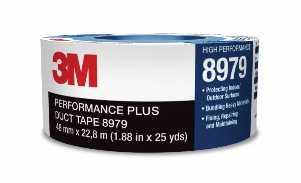 3M™ 8979 UV-beständiges Gewebeklebeband Duct Tape, blau, 48mm  x 4,5m, Musterrolle