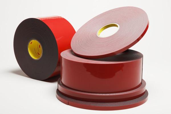 3M™ Solar Klebebänder auf Acrylatbasis, 4155P, Dunkelgrau, 240 mm x 66 m, 1 Rolle/Packung