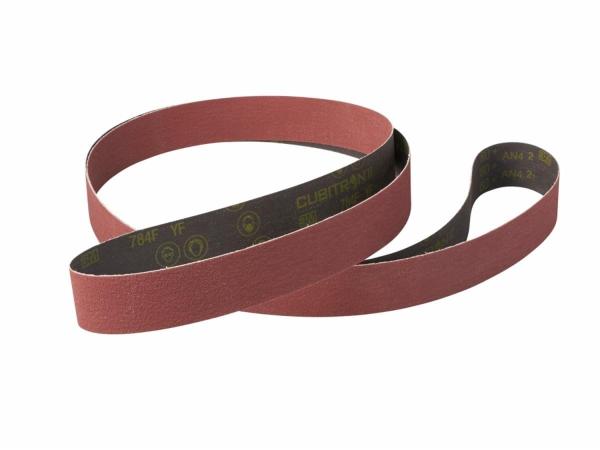 3M™ Cubitron™ II Gewebeschleifband 784F, 80+ YF-weight, 1700mm x 1320mm, Film-lok, Single-flex, Segmented, 4 ea/Case