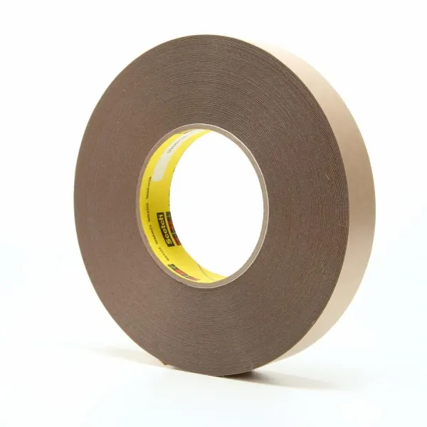 3M™ Doppelseitiges Klebeband mit Polyester-Träger (wiederlösbar) 9425HT, Transparent, 203 mm x 0.2794 m, 0.13 mm, Musterbogen