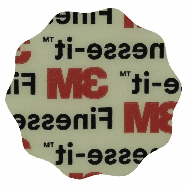3M™ Finesse-it™ Hookit™ Filmscheibe 468LA, A3 3MIL, 1-7/16 in x CH, Scallop, Die 1438SCH, 500/Carton, 2000 ea/Case