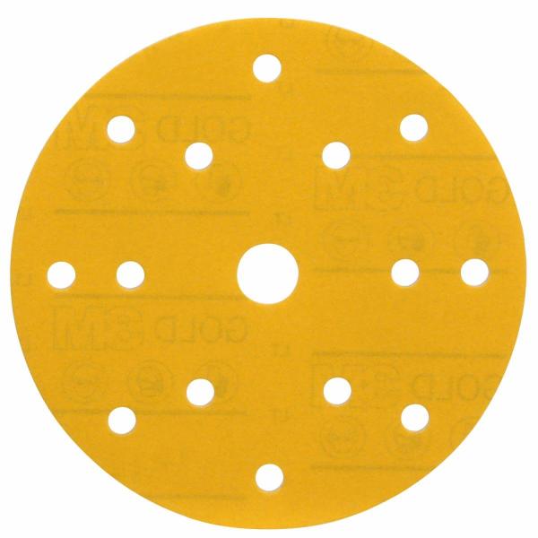 3M™ Hookit™ Soft Gold Schleifscheibe 288U, 150 mm, 15-Loch, 800, 41092