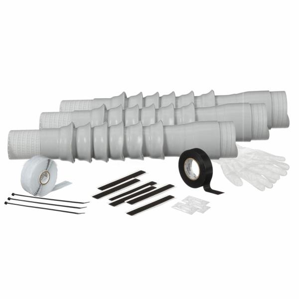 3M™ Kaltschrumpf-Endverschlüsse, QT-II-J6X-CW-1, für 1/C-Kabel mit Kupferdrahtschirm, 6 Schirme, 3/Satz
