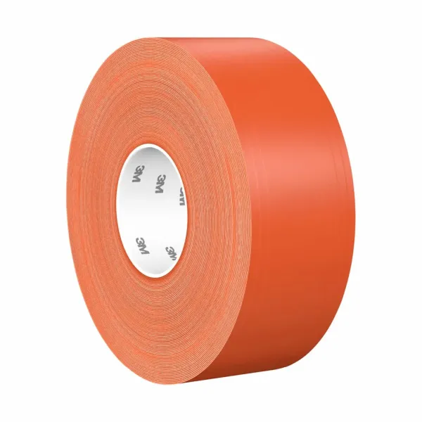 3M™ Langlebiges Bodenmarkierungsband 971, Orange, 75 mm x 33 m, 0.24 mm