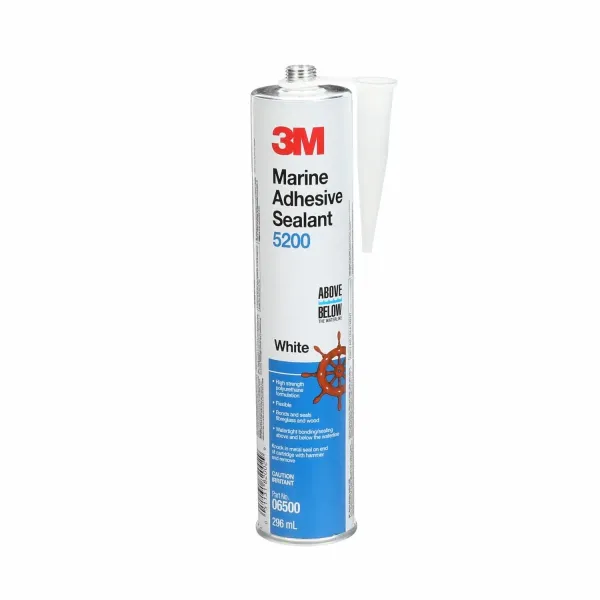 3M™ Marine Kleb- und Dichtmasse auf Polyurethanbasis 5200, White, 378 ml, PN06500