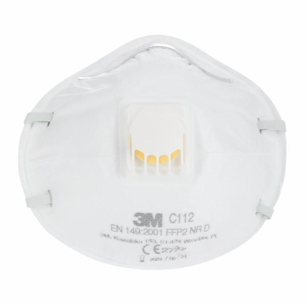 3M™ Maske für Handschleifen und Elektrowerkzeugarbeiten C112PRO10, FFP2, 10 Stück