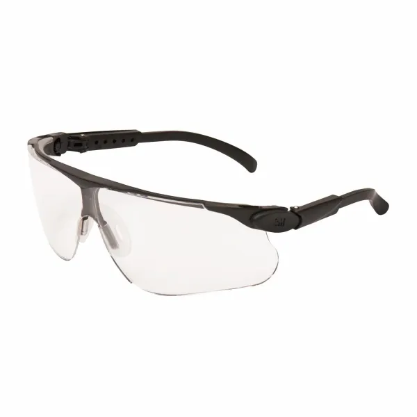 3M™ Maxim™ Ballistic Schutzbrille, Rahmen schwarz/grau, DX, klare Gläser, 13296