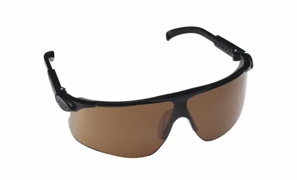 3M™ Maxim™ Schutzbrille, Schwarzes/Graues Gestell, DX, bronzefarbene Gläser, 13226