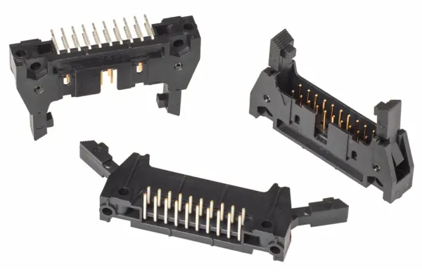 3M™ N3428-3005 EB, Wannenstiftstecker, 90° abgewinkelt, 20-polig, 3000 Serie, 2,54 mm, 0,76 µm Au