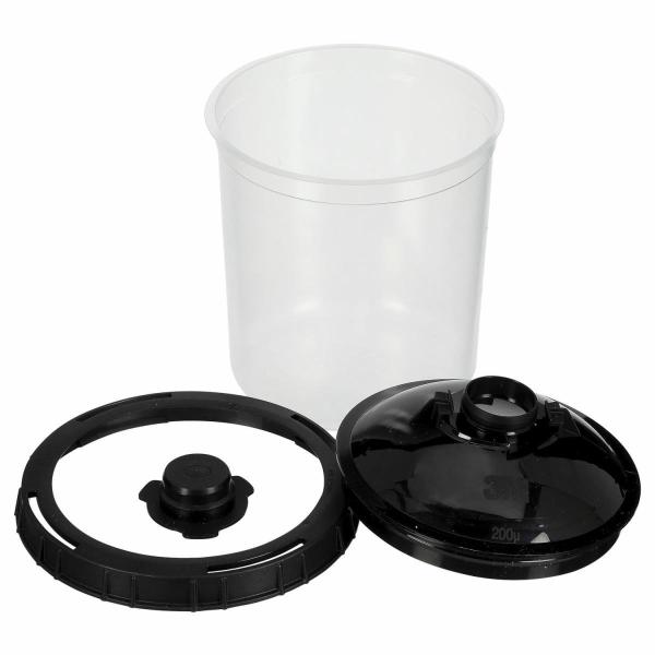 3M™ PPS™ Basic Serie Deckel-und Innenbecher-Kit, Standard, 650 ml, 200 µm, PBS200