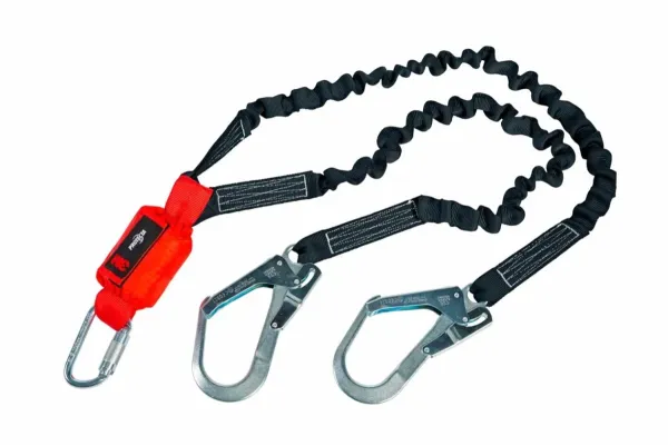 3M™ Protecta® Falldämpfendes Verbindungsmittel, 140 kg Kapazität, elastisches Gurtband, Doppelstrang, 2,00 m, 1260328