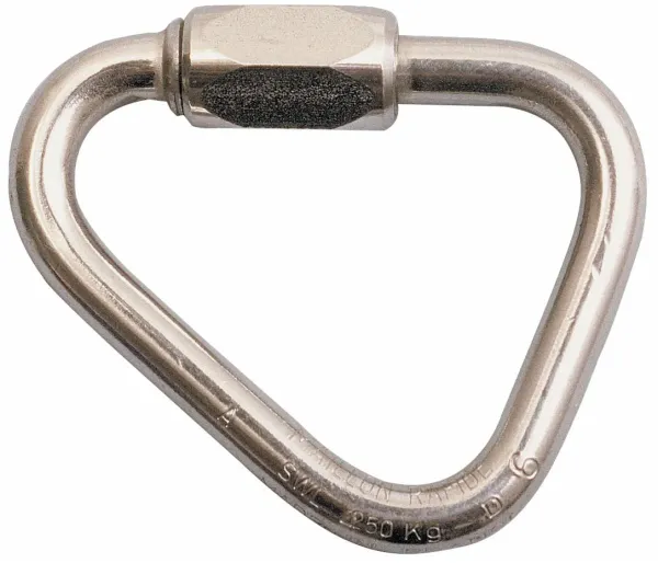 3M™ Protecta® Selbstschließender Karabiner, Drehverschluss, schwarz, eloxiertes Aluminium, 17 mm Öffnung, 2199872