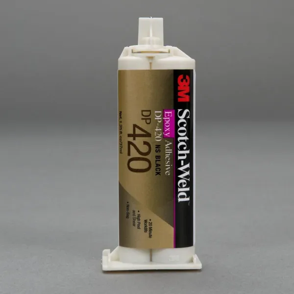 3M™ Scotch-Weld™ 2-Komponenten-Konstruktionsklebstoff auf Epoxidharzbasis DP420 NS, Part B, Schwarz, 160 L