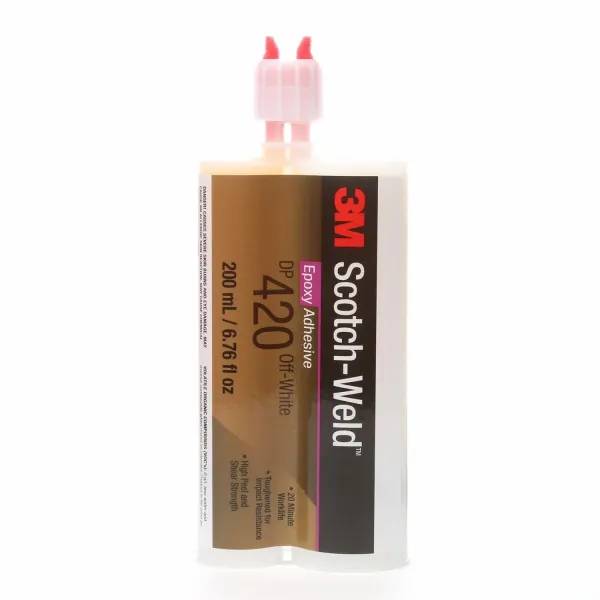 3M™ Scotch-Weld™ 2-Komponenten-Konstruktionsklebstoff auf Epoxidharzbasis DP420 Off-white, 200 ml