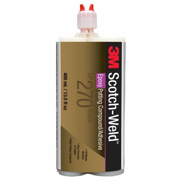 3M™ Scotch-Weld™ 2-Komponenten-Konstruktionsklebstoff auf Epoxidharzbasis DP270 Schwarz, 48.5 ml