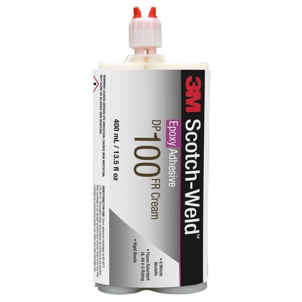 3M™ Scotch-Weld™ 2-Komponenten-Konstruktionsklebstoff auf Epoxidharzbasis DP100FR, Beige, 400 ml