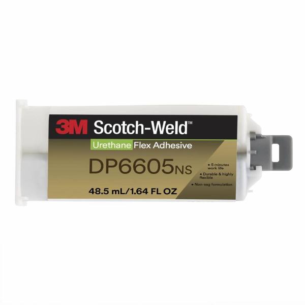 3M™ Scotch-Weld™ 2-Komponenten-Konstruktionsklebstoff auf Polyurethanbasis DP6605NS, Schwarz, 48.5 ml Duo-Pak