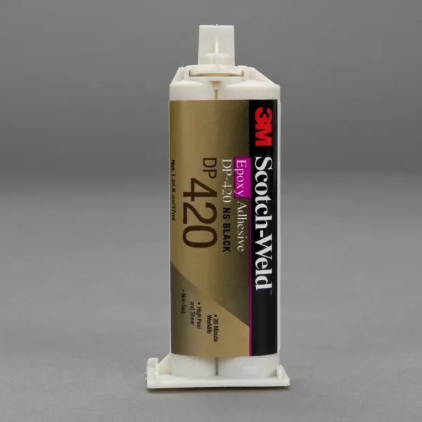 3M™ Scotch-Weld™ 2-Komponenten-Konstruktionsklebstoff auf Epoxidharzbasis DP420 NS, Part A, Schwarz, 160 L