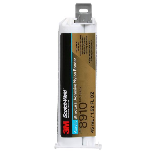 3M™ Scotch-Weld™ 2 Komponenten-Konstruktionsklebstoff auf Acrylatbasis DP8910NS, Schwarz, 45 ml Duo-Pak