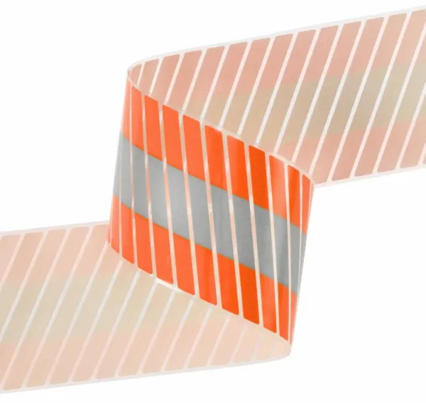 3M™ Scotchlite™ Reflective Material 5686 NFPA, Orange-Silber-Orange, 76,2mm x 100m