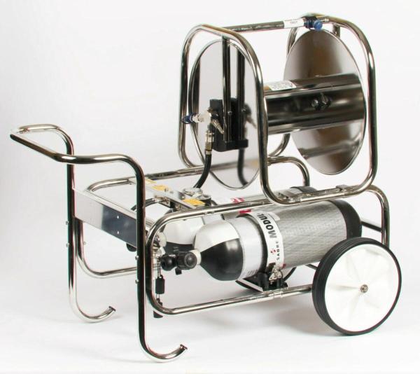 3M™ Scott™ Modulair Airline Trolley System with Hose Reel 1051844, 2Person, 2 Cylinder