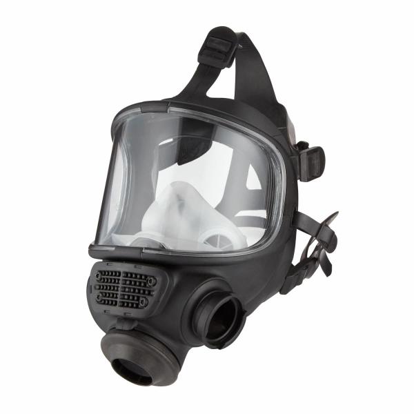 3M™ Scott™ Promask Überdruckmaske, linksseitiger Schnellanschluss, hartbeschichtet, Kopfbebänderung aus Polyester-Netzgewebe, S, 5513177