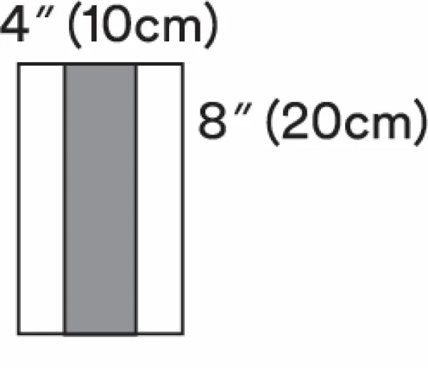 3M™ Steri Drape™ 2 Inzisionsfolie, 2035, 20 cm x 20 cm, 10/Packung