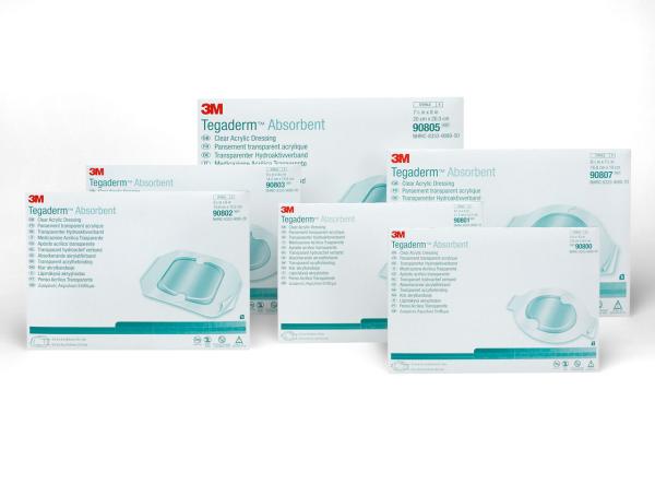 3M™ Tegaderm™ Absorbent, 90805, 20 cm x 20,3 cm, 10 Stück/Packung