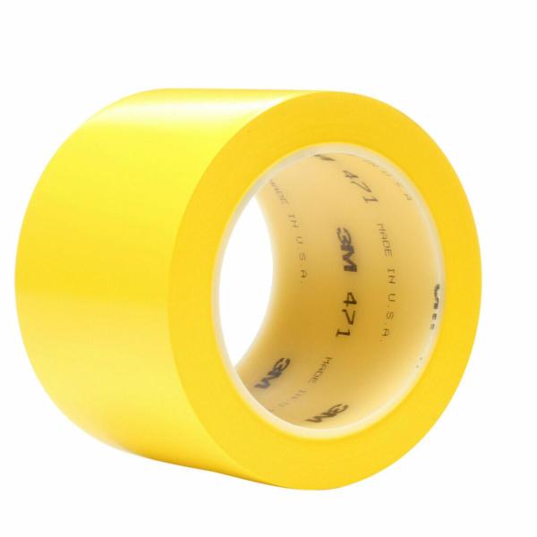 3M™ Weich-PVC-Klebeband 471, Gelb, 30 mm x 33 m, 0.14 mm