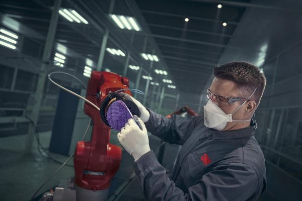 3M Xtract™ Cubitron™ II Filmscheibe 775L, 500+ 3MIL, 152.4 mm x NH, Die 600LG, 50/Carton, 250 ea/Case