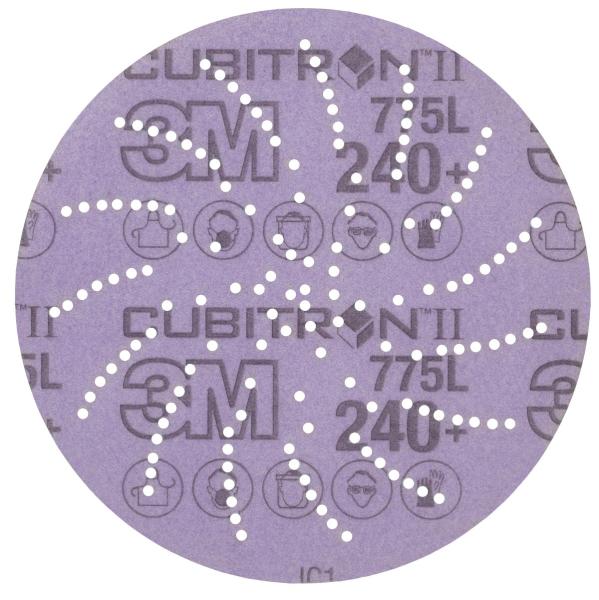 3M Xtract™ Cubitron™ II Filmscheibe 775L, 125 mm, 240+, multihole