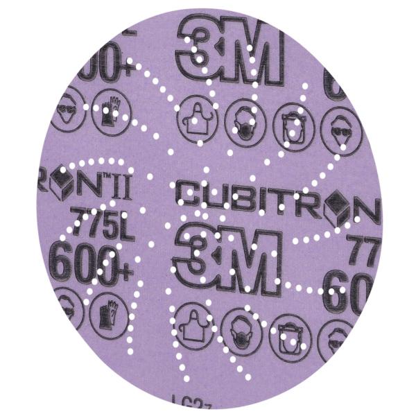 3M Xtract™ Cubitron™ II Filmscheibe 775L, 600+ 3MIL, 127 mm x NH, Die 500LG, 50/Carton, 250 ea/Case