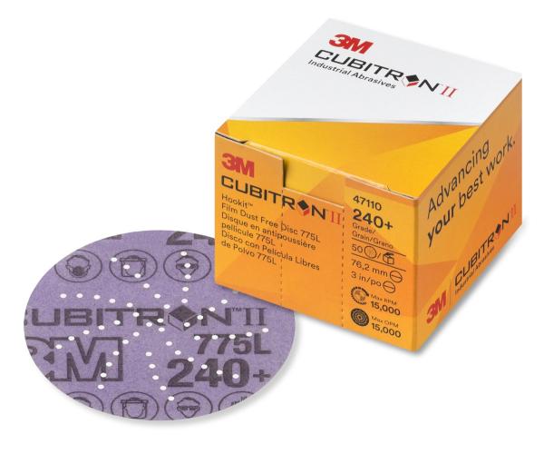 3M Xtract™ Cubitron™ II Filmscheibe 775L, 76 mm, 240+, multihole
