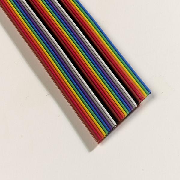 3M™ 3302/10, Flachbandkabel, 10-polig, 3302 Serie, Litzenleiter, 1,27 mm, Farbcodiert, 30,5 m/Rolle