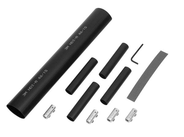 3M™ 91-AHSC-35/5N Warmschrumpf-Verbindungsgarnitur, 0,6/1 kV, 5 x 16 mm² - 5 x 35 mm², Schraubverbinder
