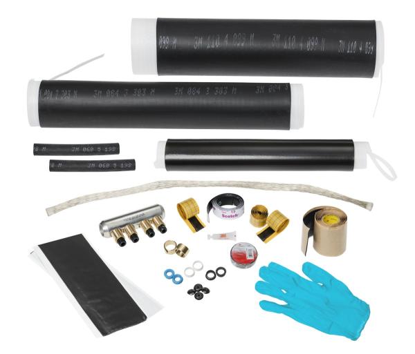 3M™ 92-AK 620-1/C QS200 Verbindungsgarnitur, 1 Leiter, 6/10 kV, 1x 95 - 300 mm², Schraubverbinder