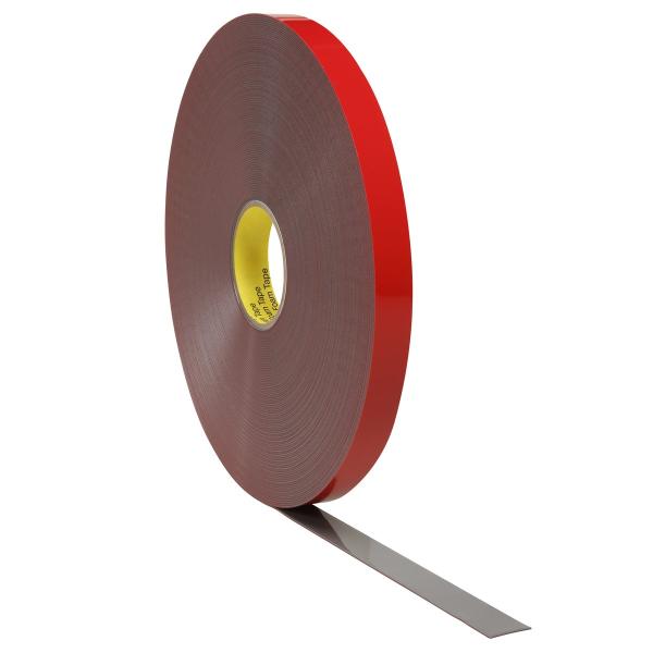 3M™ Acrylic Foam doppelseitiges Klebeband GT6012, Grau, 1.2 mm, 400 mm x 66 m