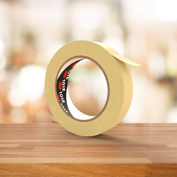 3M™ Allzweck Abdeckklebeband 101E, Beige, 24 mm x 45 m, Einzelrolle mit Barcode