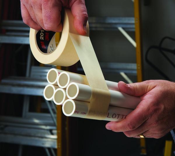 3M™ Allzweck Abdeckklebeband 201E, Beige, 1610 mm x 50 m, 0.135 mm