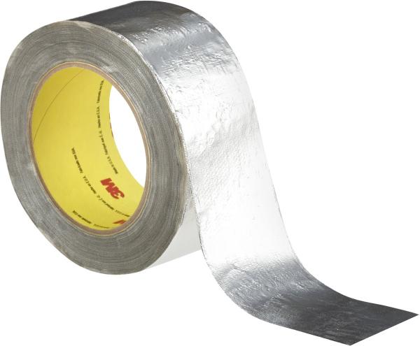 3M™ Aluminium-Glasgewebe-Klebeband 363, Silber, 150 mm x 33 m, 0.19 mm